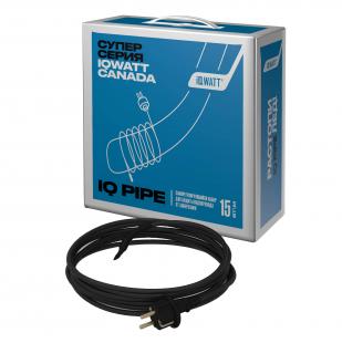 Набор для защиты водопровода от замерзания 15 Вт/м IQ PIPE 16 м